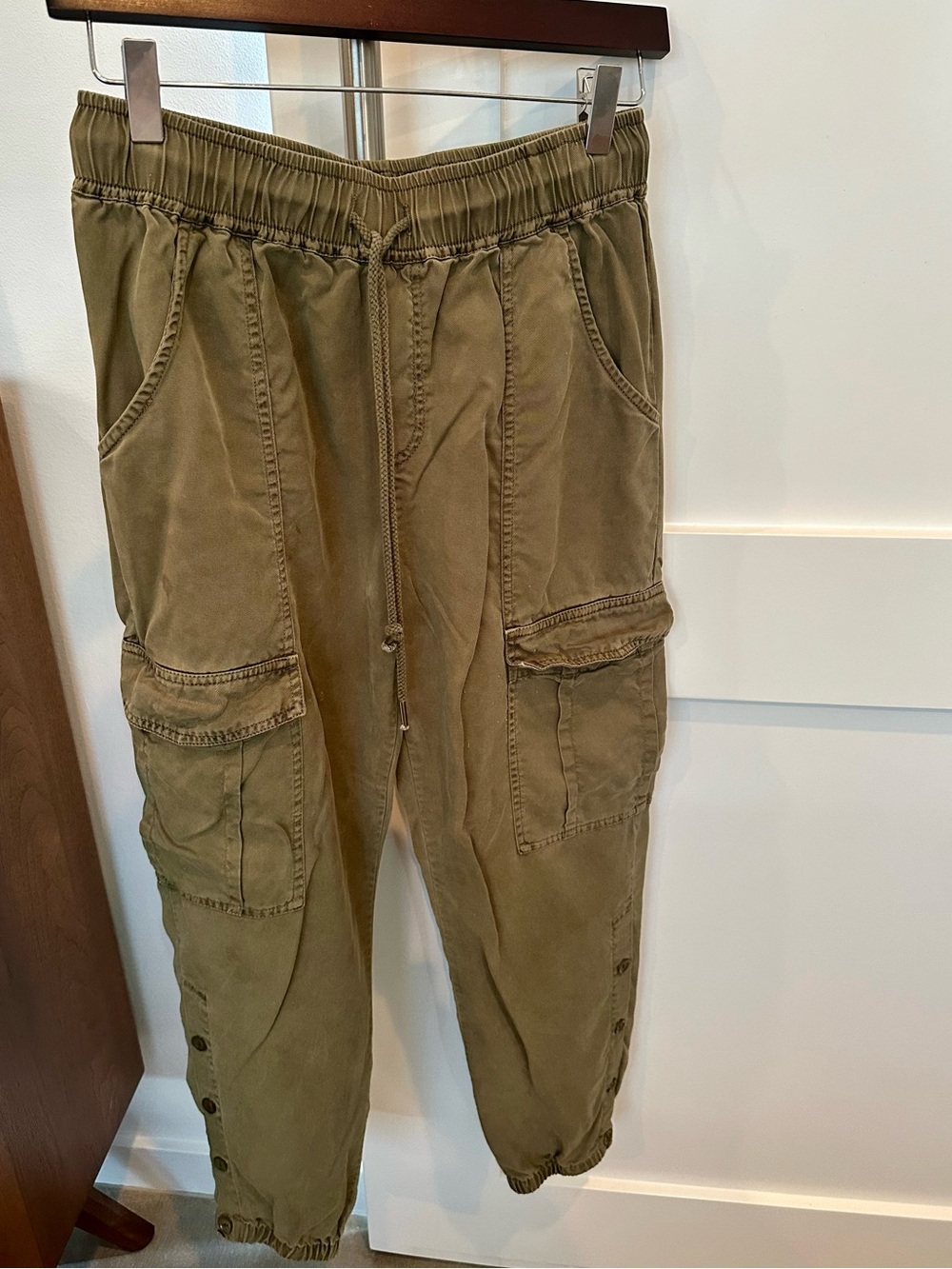 Young Fabulous & Broke Olive Cargo Jogger Pants